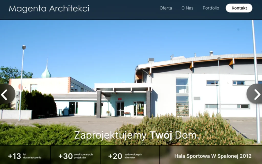 Strona Magenta Architekci