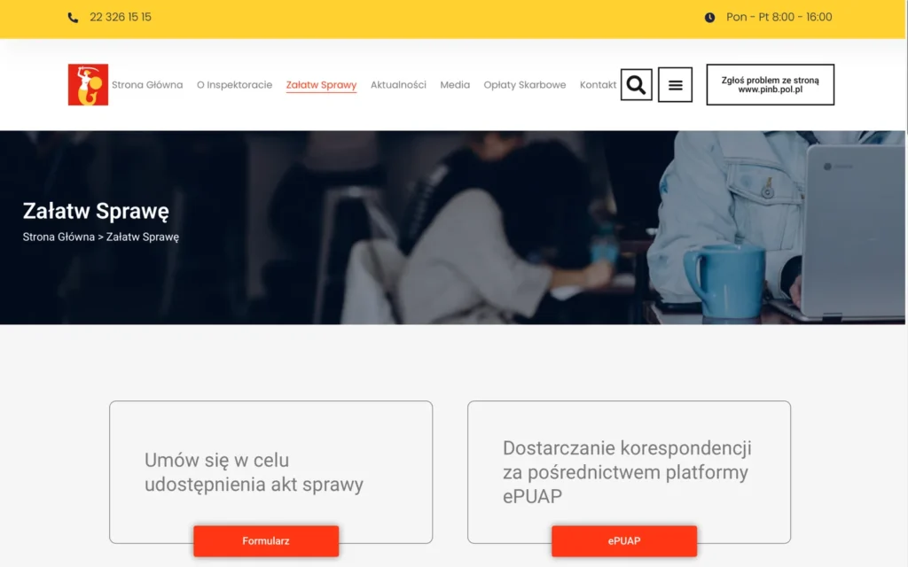 Załatw sprawę: formularz i ePUAP